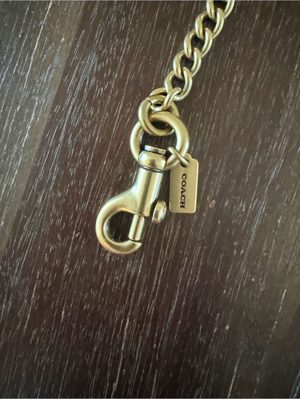 Coach Gold Chain Strap with Charms - Picture 4 of 7